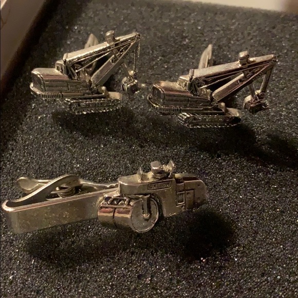 Anderson/Galion Other - Vintage “Anderson Loader” Cuff Links & Tie Clip